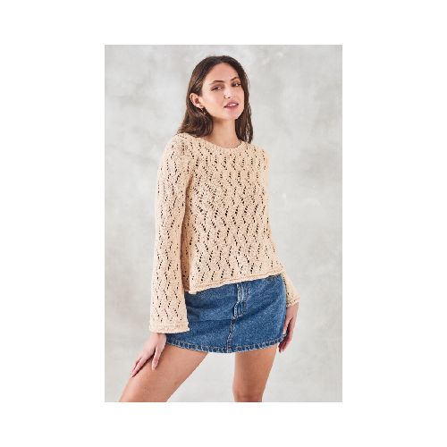 Sweater Textura - Crudo