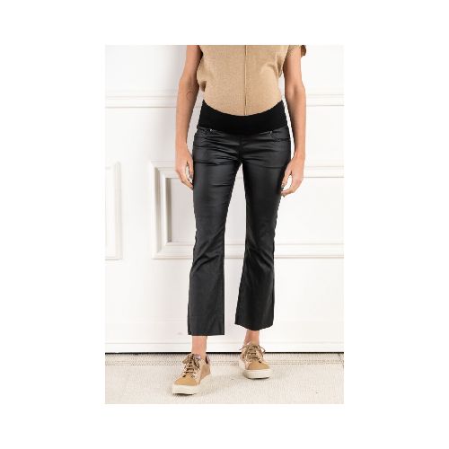 Jean Lemon Mama Waxed Flare - Negro