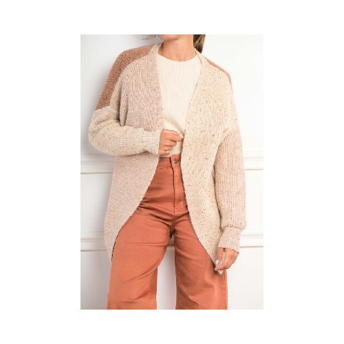 Cardigan Lurex Bouttonne - Ocre