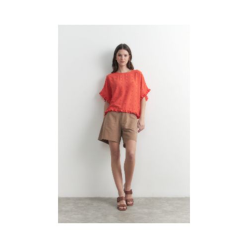 Blusa fantasía - naranja