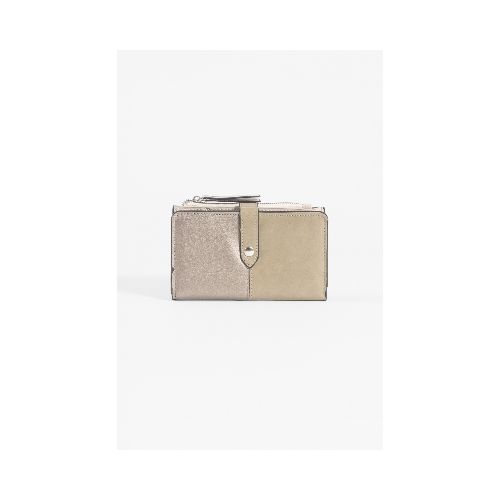 Billetera con presilla - beige