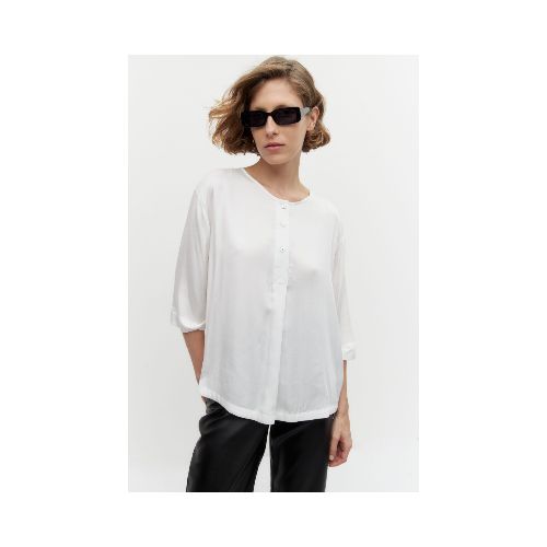 Blusa de lyocell - crudo