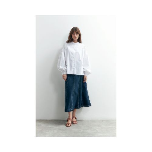 Camisa oversized - blanco