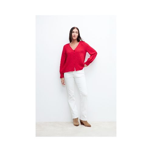 Blusa fantasía - rojo