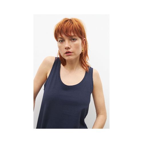 Musculosa escote a la base - azul marino