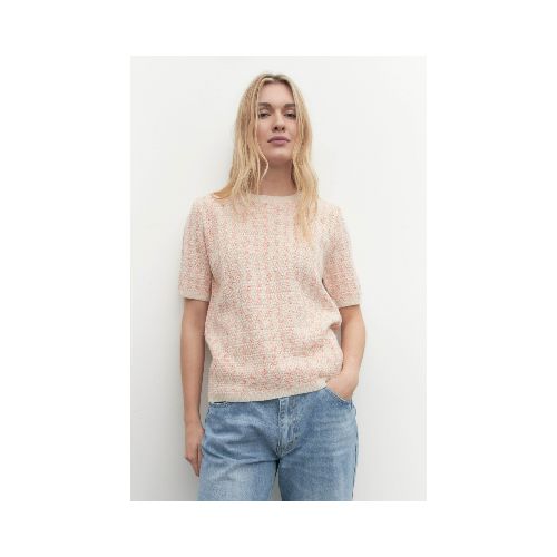 Sweater manga corta fantasía - salmon