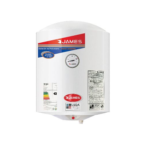 Termotanque James 40 L Acero Cilindrico James