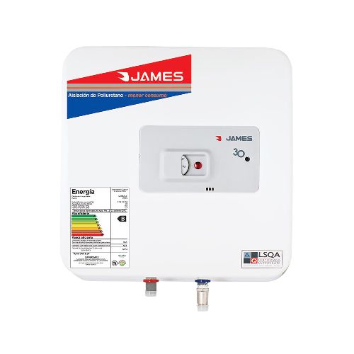 Termotanque James 30 L Acero Prisma James