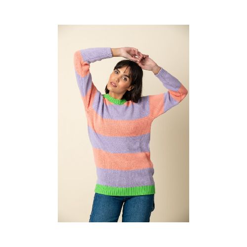 Sweater Crew Dama - Lila