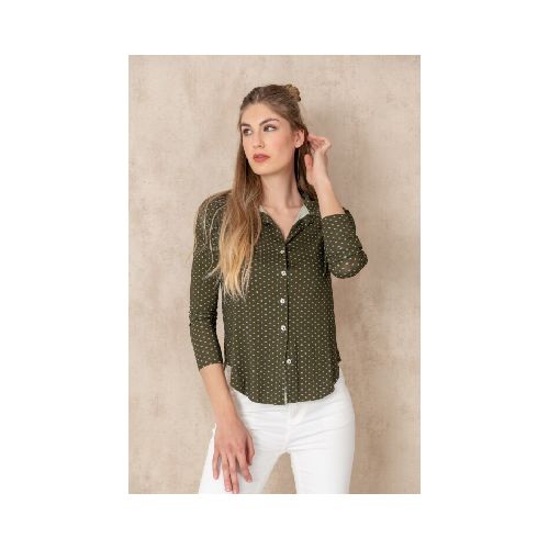 Camisa lunares - Verde