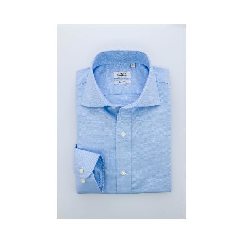 Camisa Annoni Italian Collar Espigada - Celeste