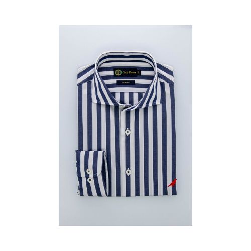 Camisa Slim-Fit Hudson collar - Azul rayas