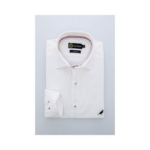 Camisa lisa Slim fit - Blanco