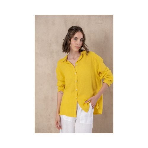 Camisa lino Miya - Oro