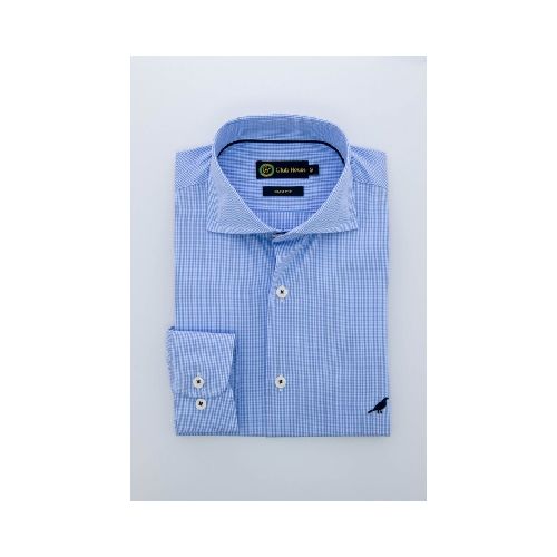 Camisa Slim-Fit Hudson collar - Cuadros