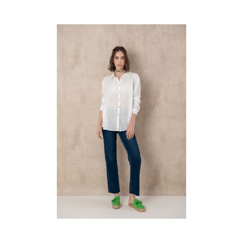 Camisa lino Miya - Off White