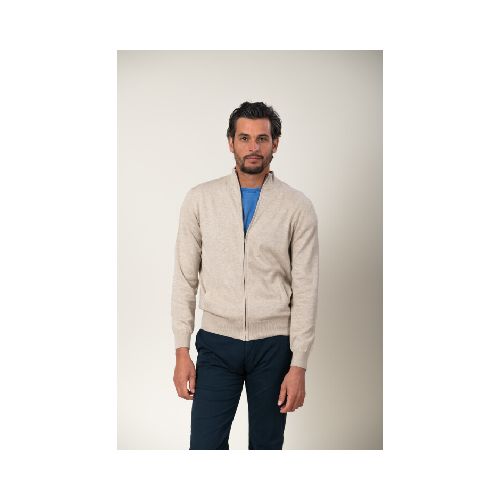 Sweater Full Zip - Beige