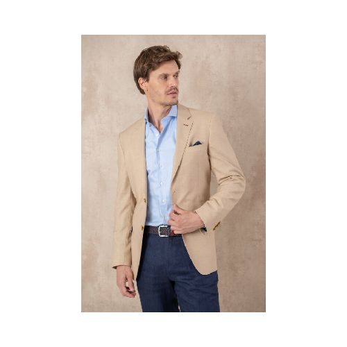 Saco liso Summer Classic Fit - Beige