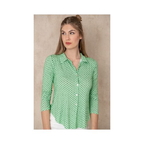 Camisa lunares - Verde Manzana