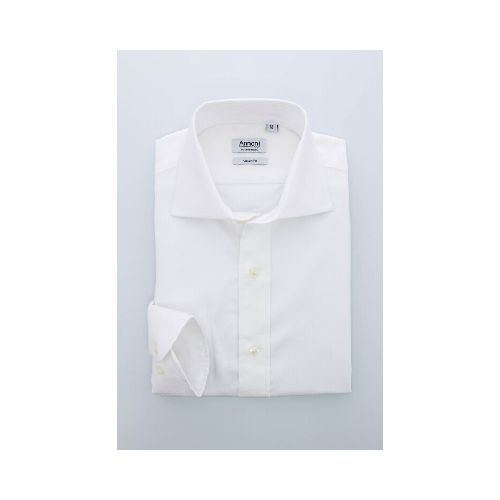 Camisa Annoni Italian Collar Espigada - Blanco