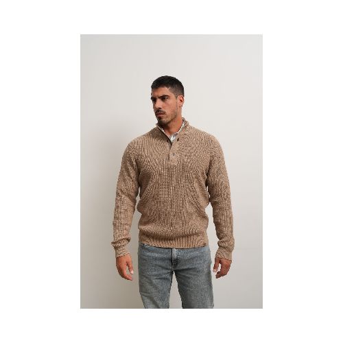 Sweater 100% Algodon Medio Cierre