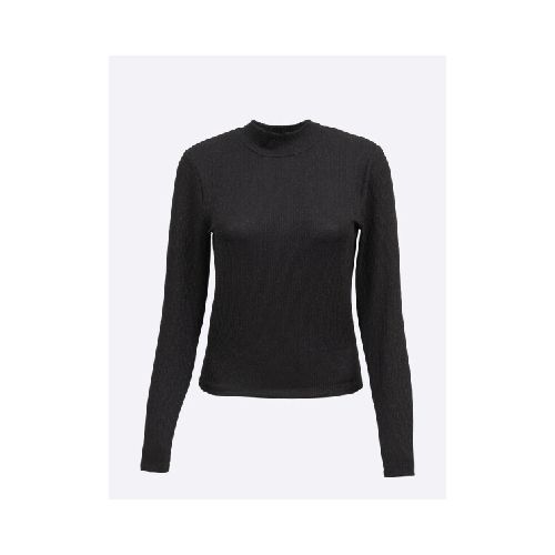 Polera lurex - negro