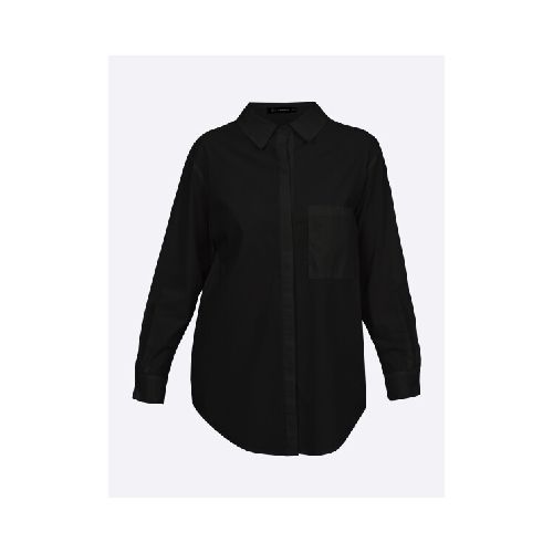 Camisa lisa - negro