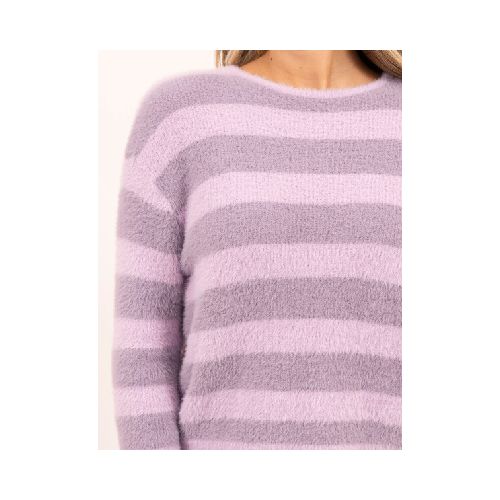 Sweater rayas - lila