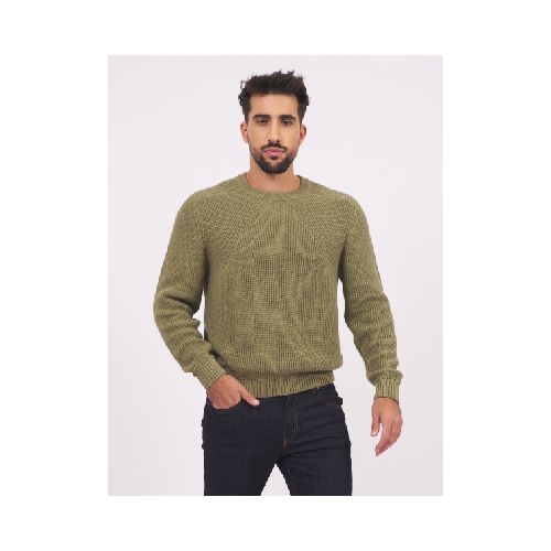 Sweater diagonales - verde