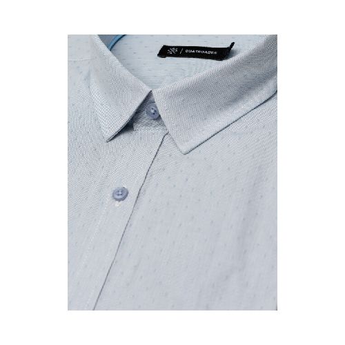 Camisa m/l jacquard - celeste