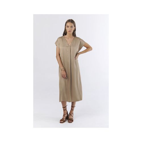 VESTIDO MAXIMA - CAMEL