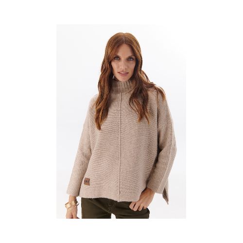 SWEATER ESCOTE V - BEIGE