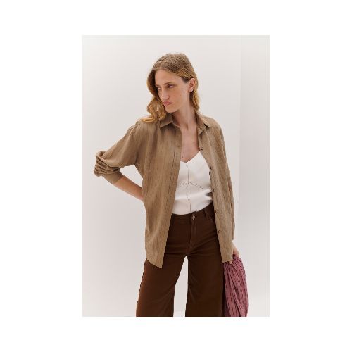 CAMISA ROMINA - CAMEL