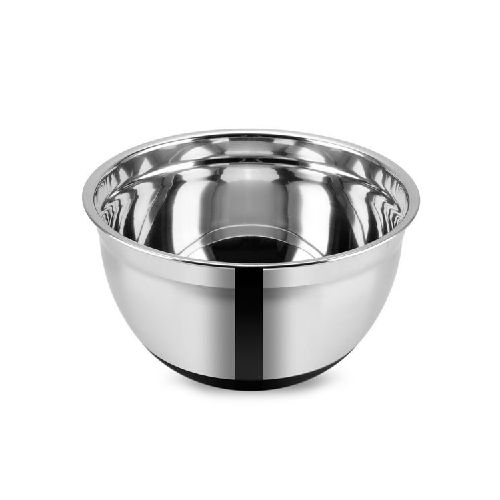 Bowl de acero inoxidable 20cm con base antideslizante  Ninguna