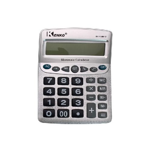 Calculadora de mesa, KENKO, 12 dígitos, 1AA, en caja  Ninguna