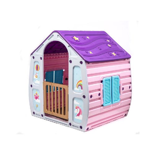 Casita para niños STARPLAY, de plástico, 102X109X90, unicornio, en caja  