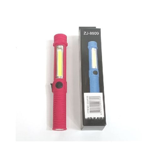 Linterna 1+16 leds, recargable USB, en caja varios colores  Ninguna