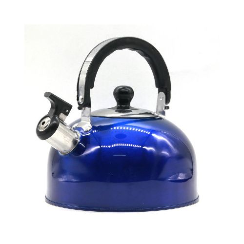 Caldera de acero inoxidable 2.5L, mango combinado, en caja, rojo azul negro dorado plateado  Ninguna