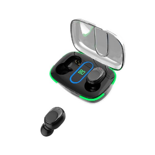 Auriculares inalámbricos Bluetooth V5 TWS.3, con cargador, negro KLGO en caja  Ninguna