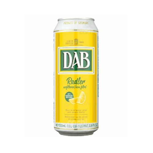 Cerveza Alemana Dab Radler Limón Lata 500ml