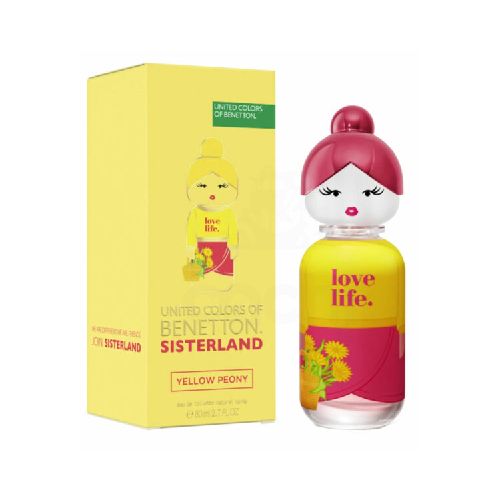 Perfume Benetton Sisterland Yellow Peonia 80ml Peony