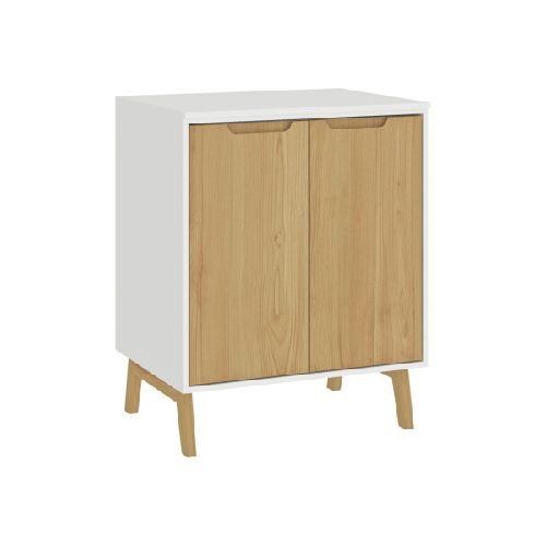 Mueble Alacena y Mesada de Cocina con estante en MDP - Madera - Línea Melilla - Blanco