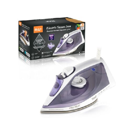 Plancha a Vapor con Suela de Cerámica y Sistema Antigoteo - Color Violeta - RAF - R1168