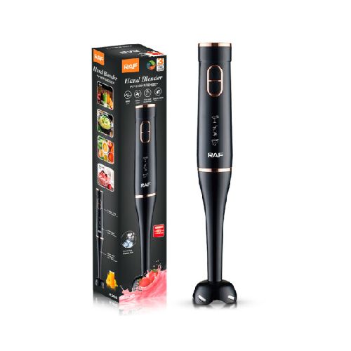 Mixer Licuadora de Mano Negro Pica Hielo - RAF - R369B