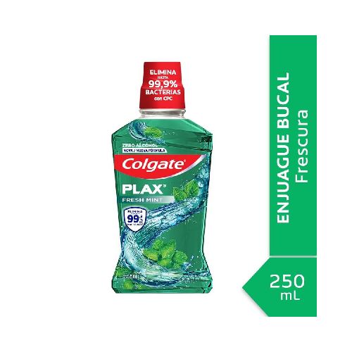 Enjuague bucal COLGATE Plax menta 250 ml - Disco