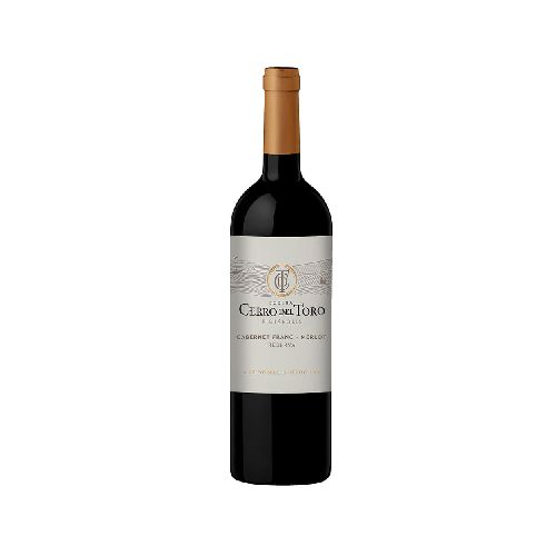 Vino tinto Cabernet Franc Merlot reserva CERRO DEL TORO 750 ml - Disco