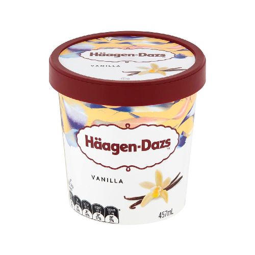 Helado HÄAGEN-DAZS vainilla vaso 473 ml - Disco