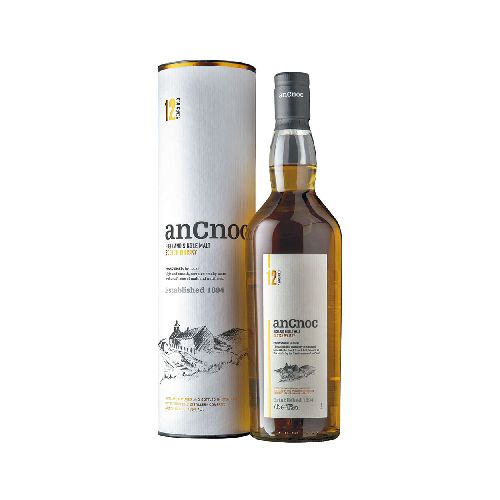 Whisky Escocés ANCNOC 12 Years Single Malt 700 cc - Disco