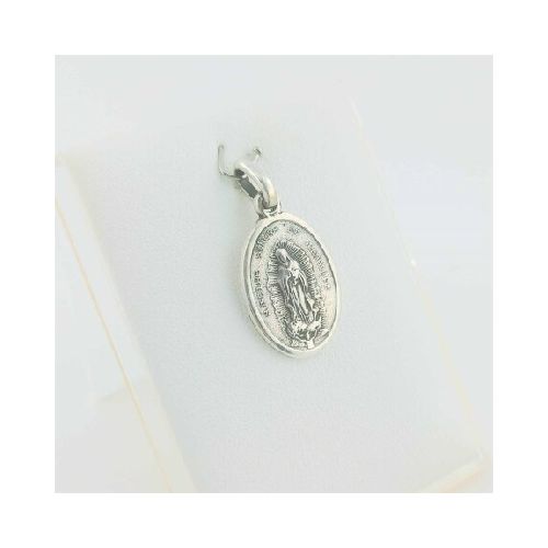 Medalla de plata 925. Virgen de Guadalupe.