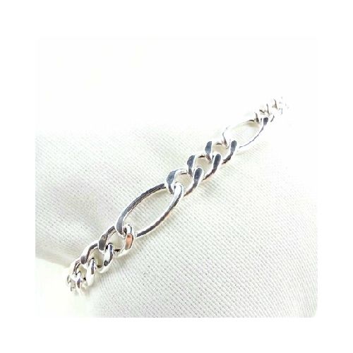 Pulsera de plata 925. Modelo, FIGARO, MACIZA